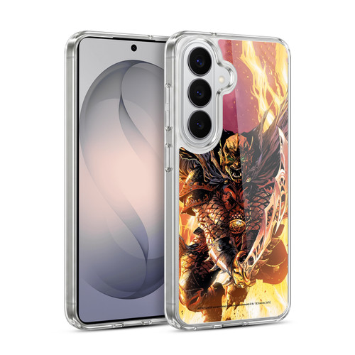 Justice League DC Comics Dark Comic Art Etrigan Demon Knights Soft Gel Case for Samsung Galaxy S26
