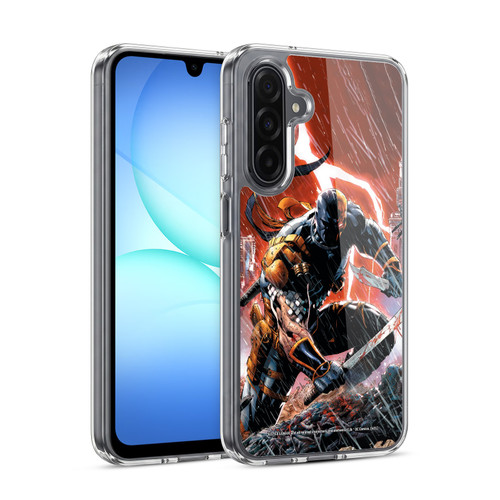 Justice League DC Comics Deathstroke Comic Art Vol. 1 Gods Of War Soft Gel Case for Samsung Galaxy A17 4G / 5G