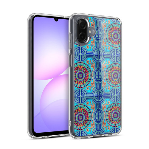 Head Case Designs Arabesque Pattern Islamic Tiles Soft Gel Case for Samsung Galaxy A07 4G / A08 4G