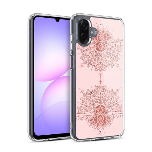 Cat Coquillette Patterns 6 Lotus Bloom Mandala 1 Soft Gel Case for Samsung Galaxy A07 4G