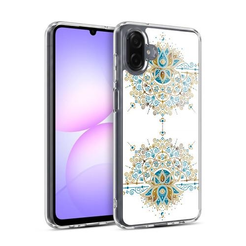 Cat Coquillette Patterns 6 Lotus Bloom Mandala 2 Soft Gel Case for Samsung Galaxy A07 4G