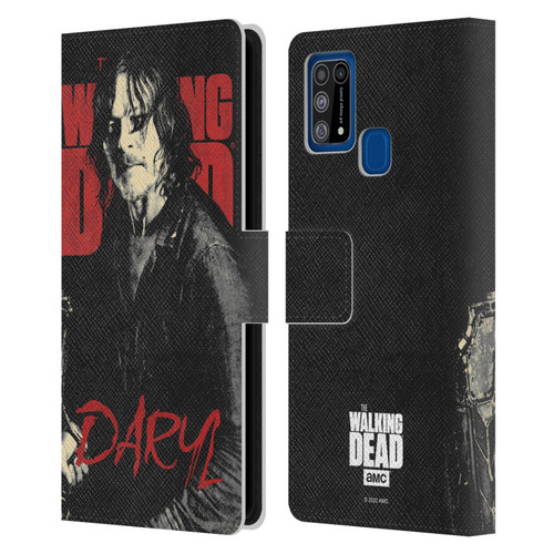 AMC The Walking Dead Season 10 Character Portraits Daryl Leather Book Wallet Case Cover For Samsung Galaxy M31 (2020)