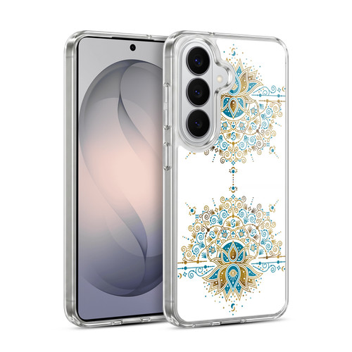 Cat Coquillette Patterns 6 Lotus Bloom Mandala 2 Soft Gel Case for Samsung Galaxy S26