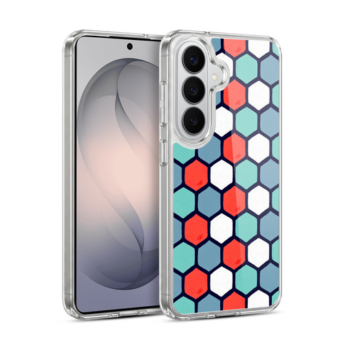 Cat Coquillette Patterns 6 Honeycomb Coral Soft Gel Case for Samsung Galaxy S26 Plus