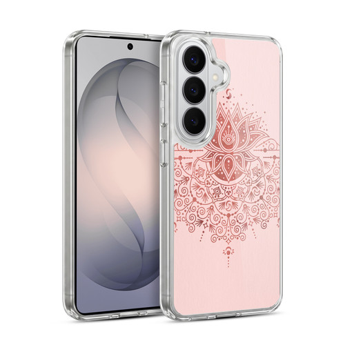 Cat Coquillette Patterns 6 Lotus Bloom Mandala 3 Soft Gel Case for Samsung Galaxy S26 Plus