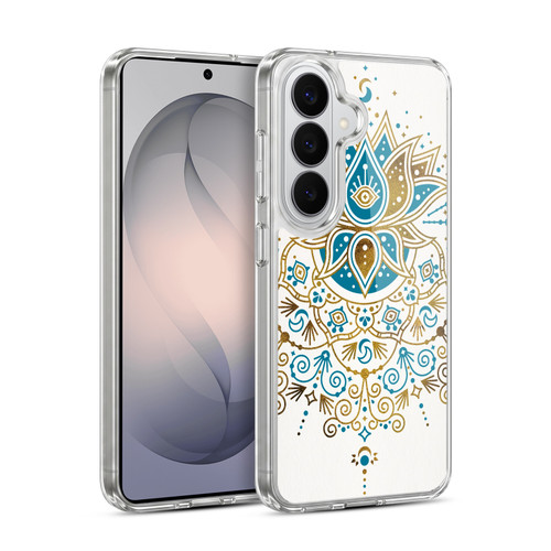 Cat Coquillette Patterns 6 Lotus Bloom Mandala 4 Soft Gel Case for Samsung Galaxy S26 Plus