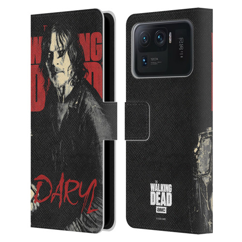 AMC The Walking Dead Season 10 Character Portraits Daryl Leather Book Wallet Case Cover For Xiaomi Mi 11 Ultra