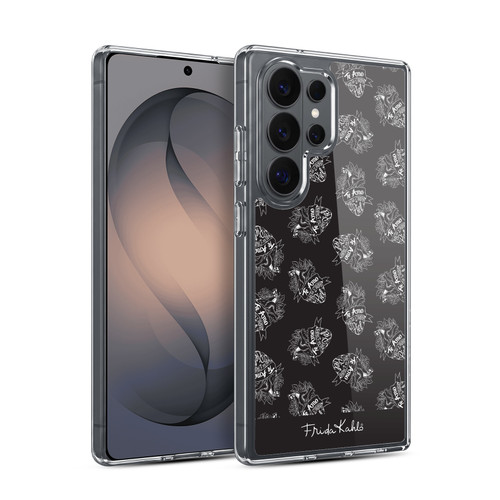 Frida Kahlo Typography Black Heart Soft Gel Case for Samsung Galaxy S26 Ultra
