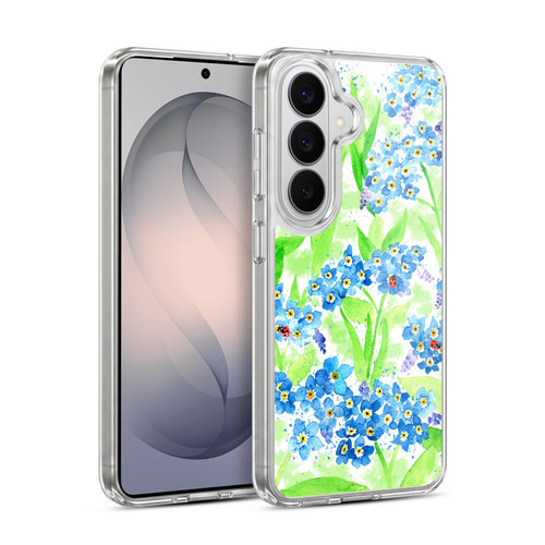 Head Case Designs Spring Flowers Forget Me Not Soft Gel Case for Samsung Galaxy S26 Plus