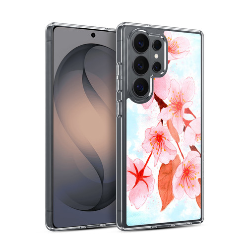 Head Case Designs Spring Flowers Alluring Sakura Soft Gel Case for Samsung Galaxy S26 Ultra
