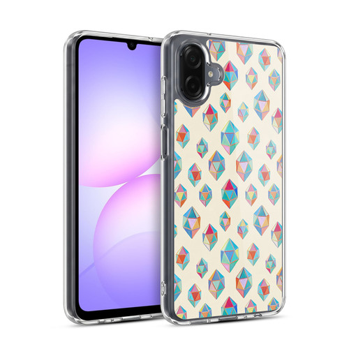 Micklyn Le Feuvre Patterns Floating Gems Soft Gel Case for Samsung Galaxy A07 4G