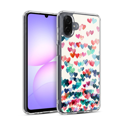 Micklyn Le Feuvre Patterns Watercolour Heart Connections Soft Gel Case for Samsung Galaxy A07 4G