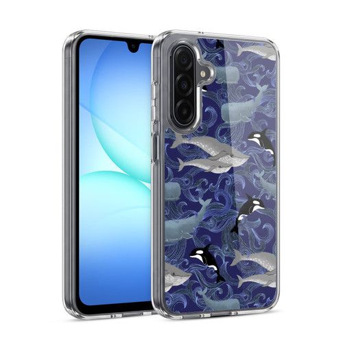Micklyn Le Feuvre Patterns Giants in Purple Soft Gel Case for Samsung Galaxy A17 4G / 5G