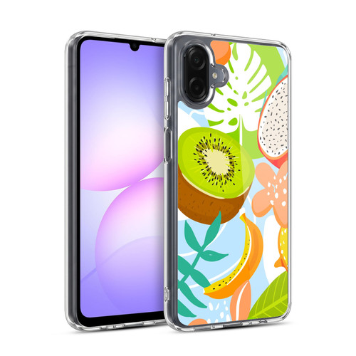 Haroulita Food - Fruits Mixed Fruits Soft Gel Case for Samsung Galaxy A07 4G