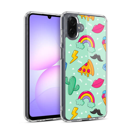 Haroulita Food - Fruits Pizza Soft Gel Case for Samsung Galaxy A07 4G