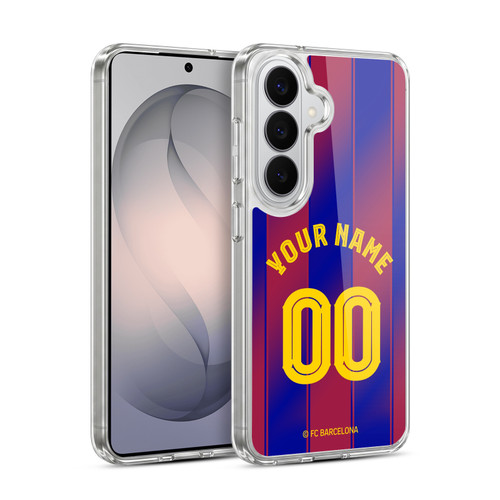Custom Customised Personalised FC Barcelona 2025/26 Kit Home Soft Gel Case for Samsung Galaxy S26