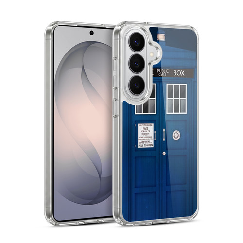 Head Case Designs Telephone Box Police Box Soft Gel Case for Samsung Galaxy S26