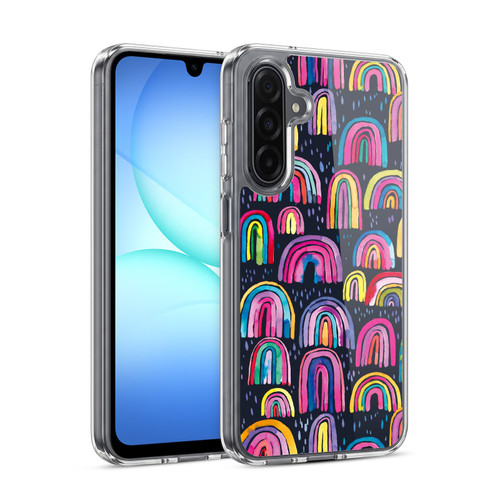 Ninola Summer Patterns Rainbows Navy Soft Gel Case for Samsung Galaxy A17 4G / 5G