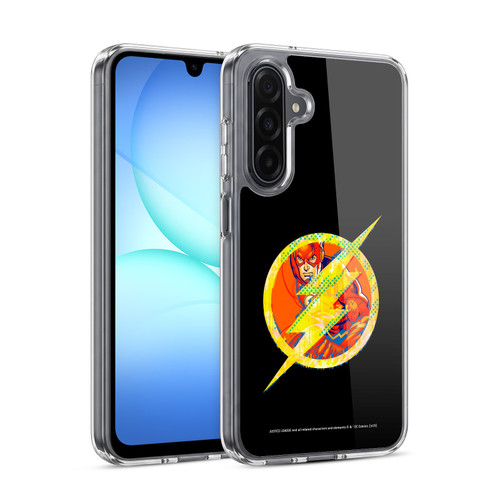 Justice League DC Comics Dark Electric Pop Icons The Flash Soft Gel Case for Samsung Galaxy A17 4G / 5G