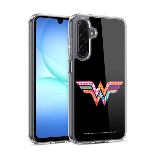 Justice League DC Comics Dark Electric Pop Icons Wonder Woman Soft Gel Case for Samsung Galaxy A17 4G / 5G