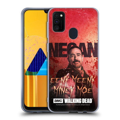 AMC The Walking Dead Negan Eeny Miney Coloured Soft Gel Case for Samsung Galaxy M30s (2019)/M21 (2020)