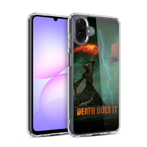 Vincent Hie Skulls Death Does It Soft Gel Case for Samsung Galaxy A07 4G