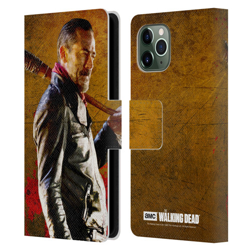 AMC The Walking Dead Negan Lucille 1 Leather Book Wallet Case Cover For Apple iPhone 11 Pro