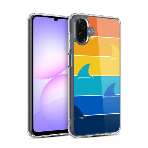 Head Case Designs Shark Prints Bold Stripes Soft Gel Case for Samsung Galaxy A07 4G