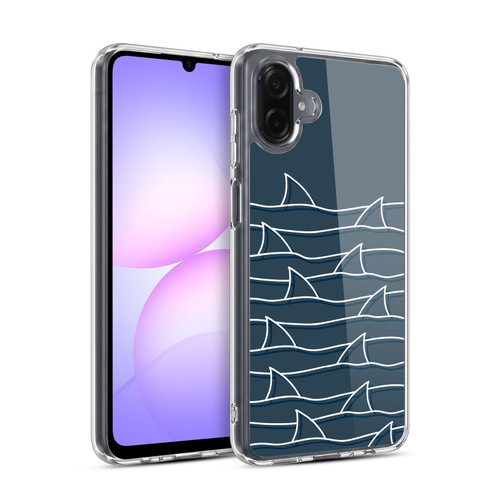Head Case Designs Shark Prints Lines Soft Gel Case for Samsung Galaxy A07 4G