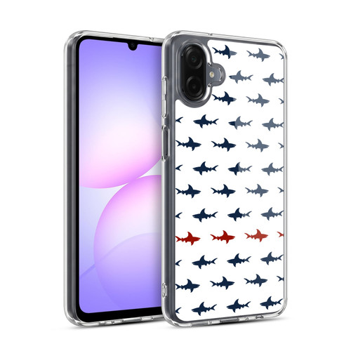 Head Case Designs Shark Prints Parallel Soft Gel Case for Samsung Galaxy A07 4G