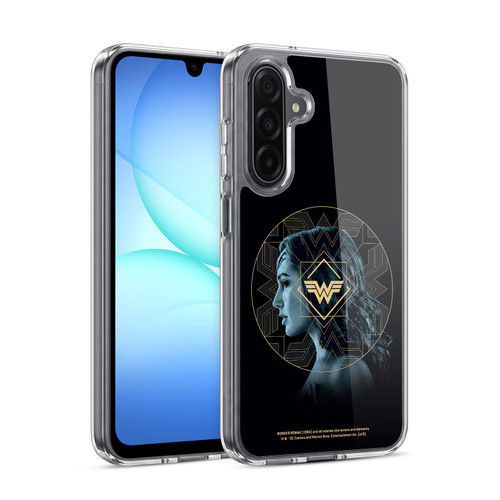 Wonder Woman 1984 Logo Art Gold Portrait Soft Gel Case for Samsung Galaxy A17 4G / 5G