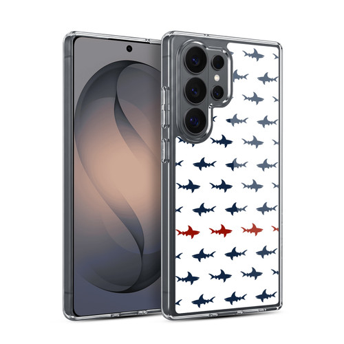 Head Case Designs Shark Prints Parallel Soft Gel Case for Samsung Galaxy S26 Ultra