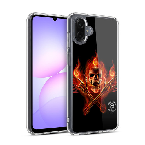 Anne Stokes Fire Tribal Hell Skull Soft Gel Case for Samsung Galaxy A07 4G