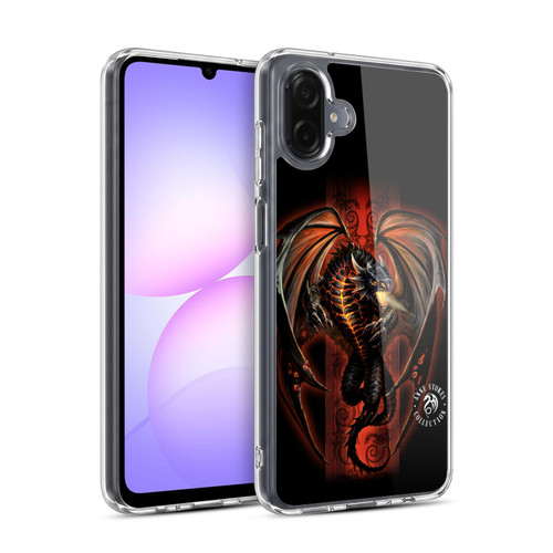 Anne Stokes Fire Tribal Lava Dragon Soft Gel Case for Samsung Galaxy A07 4G