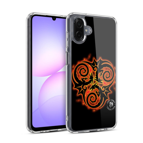 Anne Stokes Fire Tribal Triple Dragon Soft Gel Case for Samsung Galaxy A07 4G