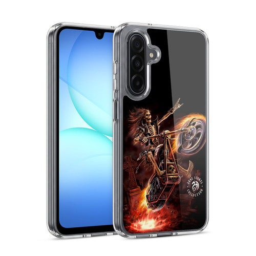 Anne Stokes Fire Tribal Hello Rider Poster Soft Gel Case for Samsung Galaxy A17 4G / 5G