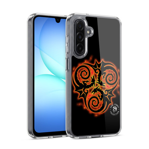 Anne Stokes Fire Tribal Triple Dragon Soft Gel Case for Samsung Galaxy A17 4G / 5G