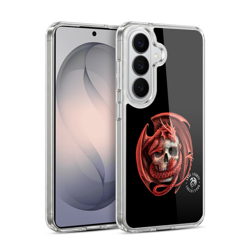 Anne Stokes Fire Tribal Dragon And Skull Soft Gel Case for Samsung Galaxy S26
