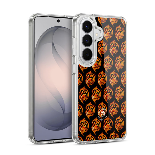 Anne Stokes Fire Tribal Dragon Logo Pattern Soft Gel Case for Samsung Galaxy S26