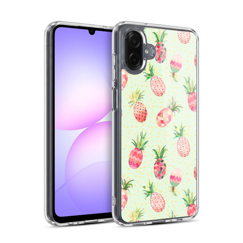 Ninola Mix Patterns Pineapple Lime Soft Gel Case for Samsung Galaxy A07 4G