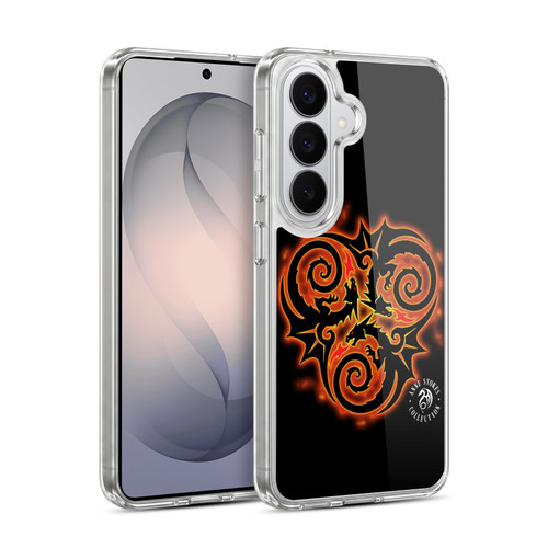 Anne Stokes Fire Tribal Triple Dragon Soft Gel Case for Samsung Galaxy S26