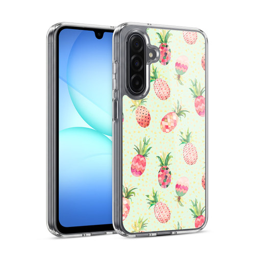Ninola Mix Patterns Pineapple Lime Soft Gel Case for Samsung Galaxy A17 4G / 5G