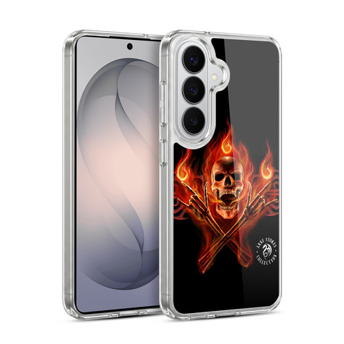 Anne Stokes Fire Tribal Hell Skull Soft Gel Case for Samsung Galaxy S26 Plus