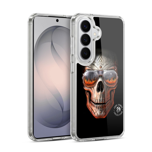 Anne Stokes Fire Tribal Skull Soft Gel Case for Samsung Galaxy S26 Plus