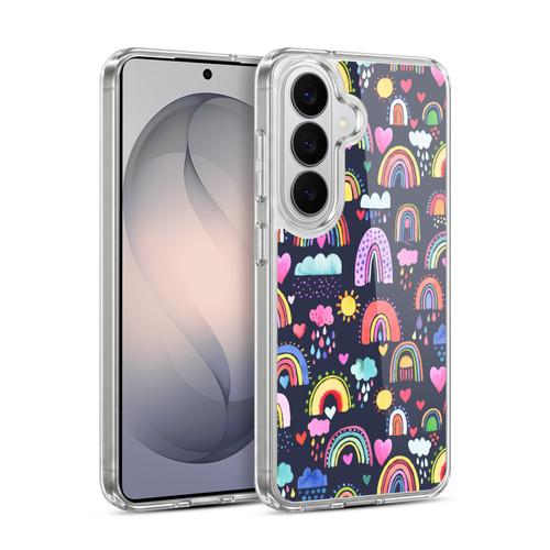 Ninola Mix Patterns Lovely Rainbows Soft Gel Case for Samsung Galaxy S26
