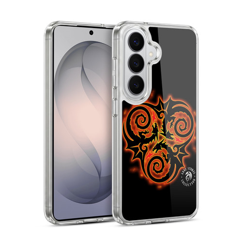Anne Stokes Fire Tribal Triple Dragon Soft Gel Case for Samsung Galaxy S26 Plus