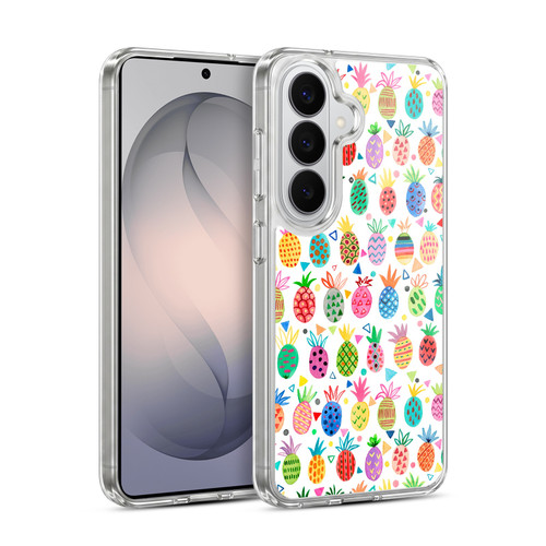 Ninola Mix Patterns Geometric Pineapples Soft Gel Case for Samsung Galaxy S26 Plus