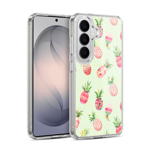 Ninola Mix Patterns Pineapple Lime Soft Gel Case for Samsung Galaxy S26 Plus