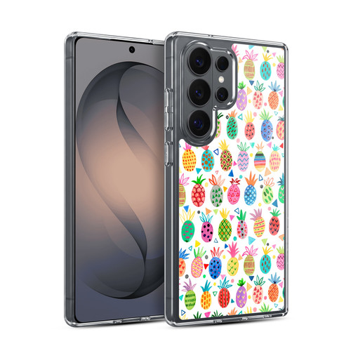 Ninola Mix Patterns Geometric Pineapples Soft Gel Case for Samsung Galaxy S26 Ultra