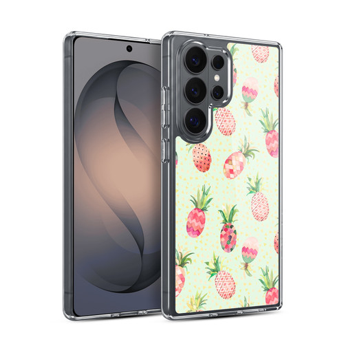 Ninola Mix Patterns Pineapple Lime Soft Gel Case for Samsung Galaxy S26 Ultra